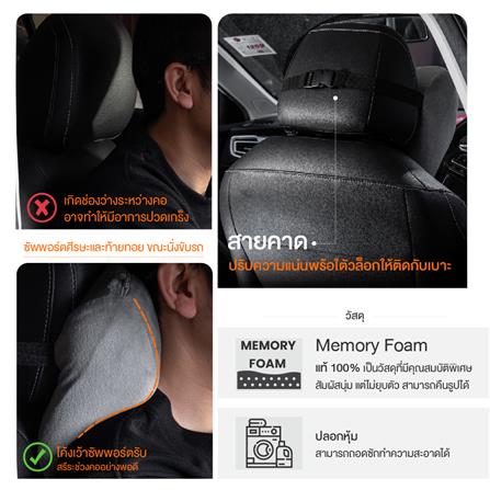 หมอนรองคอ ERGOTREND MOBIL สีเทา_2