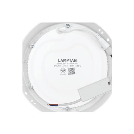 ดาวน์ไลท์ LED LAMPTAN ATTACH 7 นิ้ว 14 วัตต์ DAYLIGHT สีขาว_8