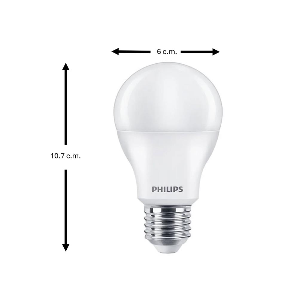 หลอด LED PHILIPS ESSENTIAL 7 วัตต์ DAYLIGHT E27 แพ็ก 2 ชิ้น