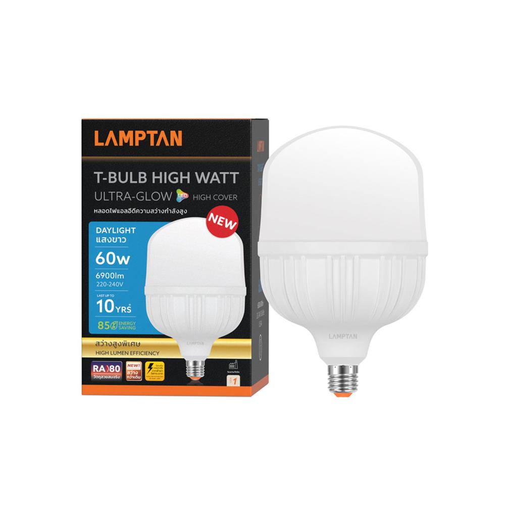 หลอด LED LAMPTAN T-BULB HIGH WATT ULTRA-GLOW 60 วัตต์ DAYLIGHT E27