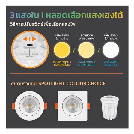 หลอด LED LAMPTAN MR16/PAR 9 วัตต์ DAYLIGHT/COOL WHITE/WARM WHITE_6