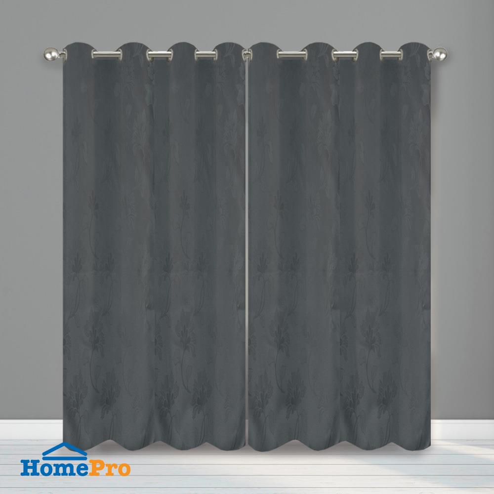 ผ้าม่าน EYELET HOME LIVING STYLE SASHEER 140X220 ซม. สีเทา