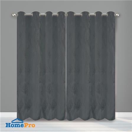 ผ้าม่าน EYELET HOME LIVING STYLE SASHEER 140X220 ซม. สีเทา_3