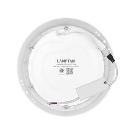 ดาวน์ไลท์ LED LAMPTAN ATTACH 9 นิ้ว 18 วัตต์ DAYLIGHT สีขาว_1