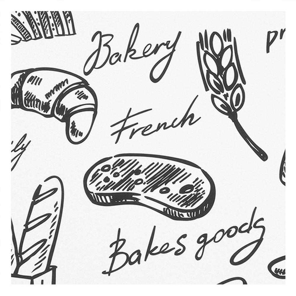 แผ่นรองจาน PVC KECH BREAD สีขาว