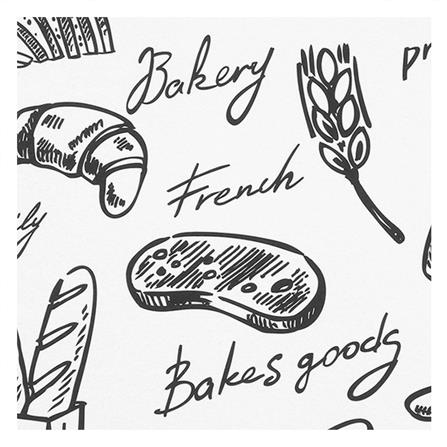 แผ่นรองจาน PVC KECH BREAD สีขาว_4