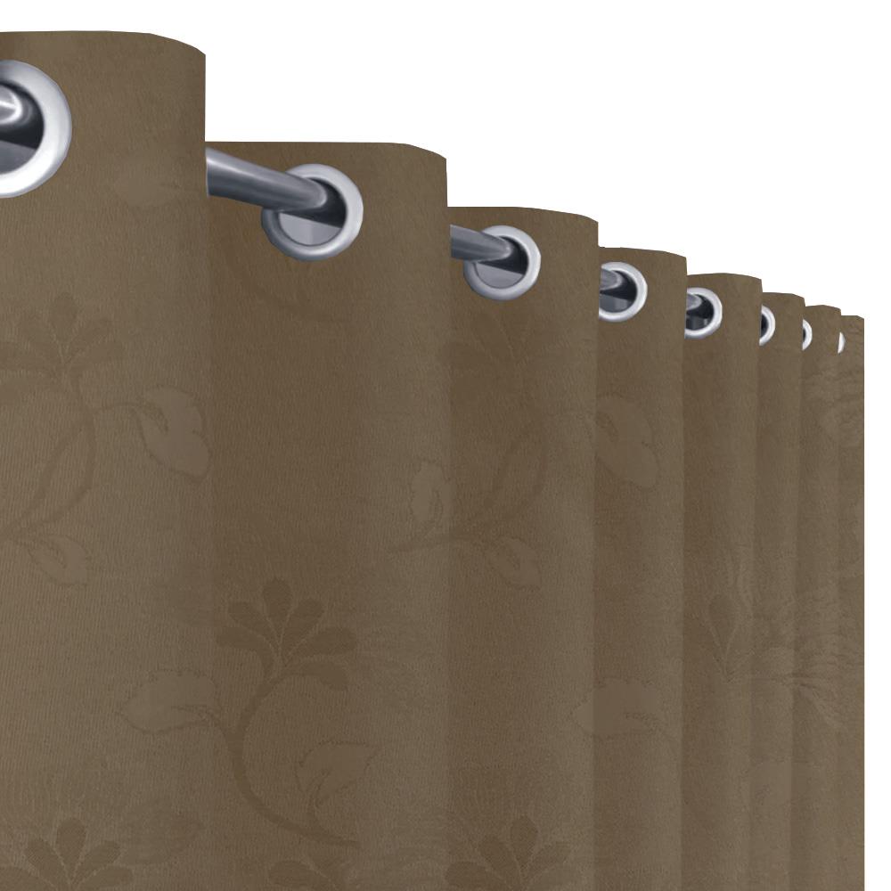 ผ้าม่าน EYELET HOME LIVING STYLE SASHEER 140X220 ซม. สีน้ำตาล