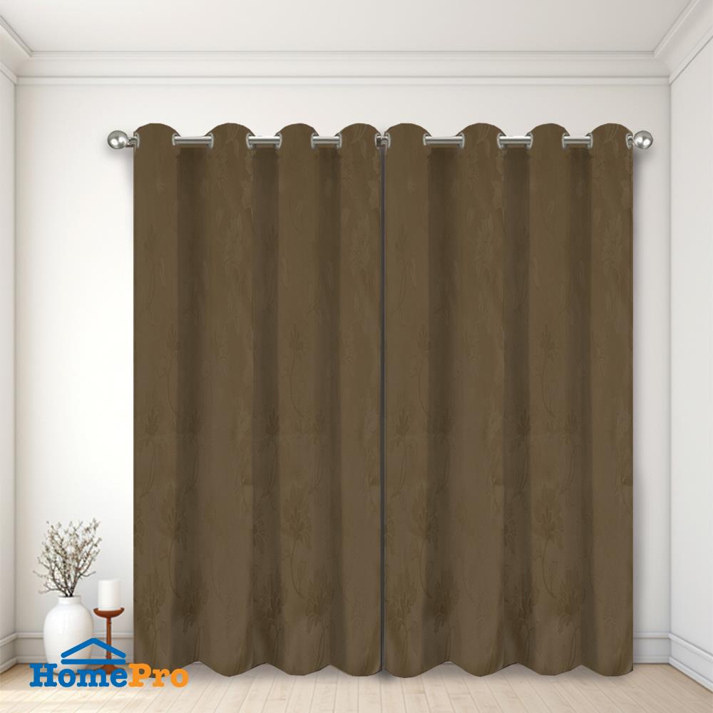 ผ้าม่าน EYELET HOME LIVING STYLE SASHEER 140X220 ซม. สีน้ำตาล