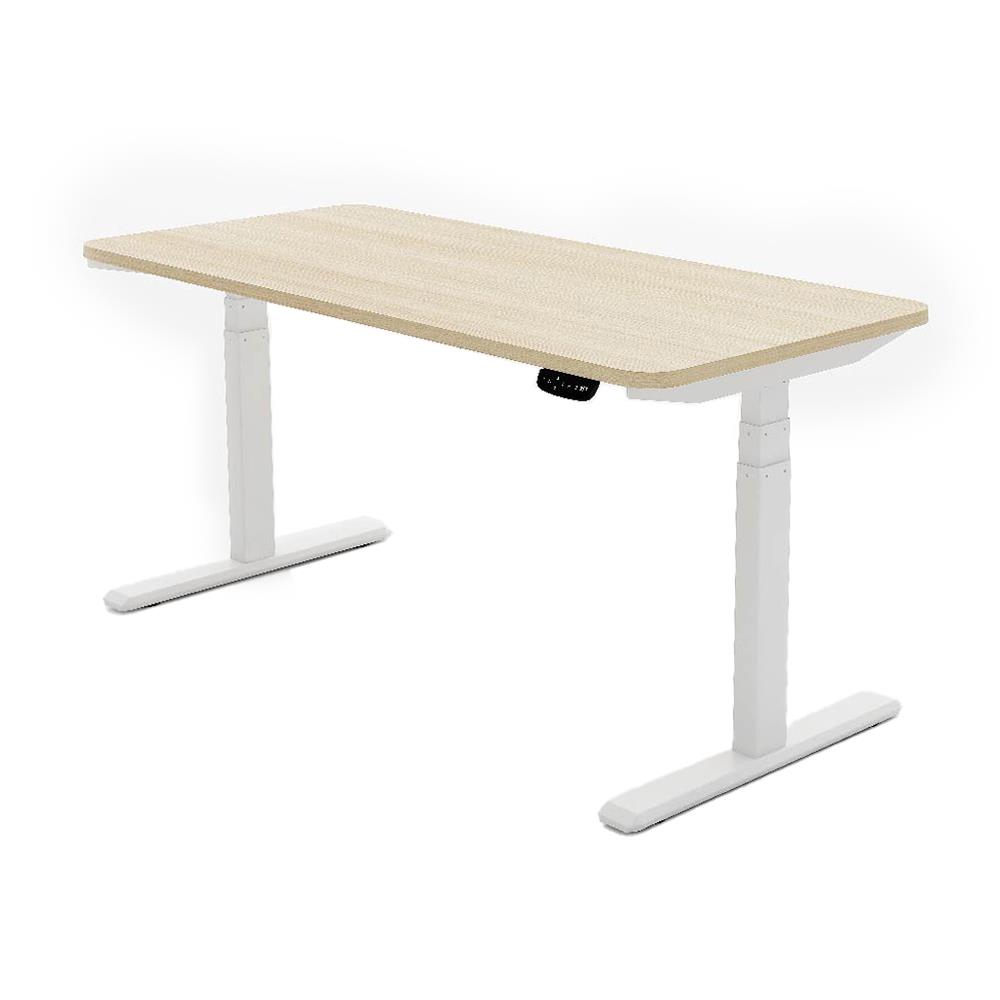 โต๊ะปรับระดับไฟฟ้า WORKSCAPE WDH-0010R สีลาเต้/ขาว