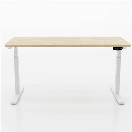 โต๊ะปรับระดับไฟฟ้า WORKSCAPE WDH-0010R สีลาเต้/ขาว_1