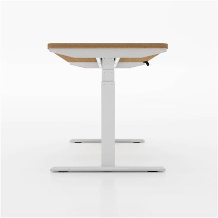 โต๊ะปรับระดับไฟฟ้า WORKSCAPE WDH-0010R สีลาเต้/ขาว_2