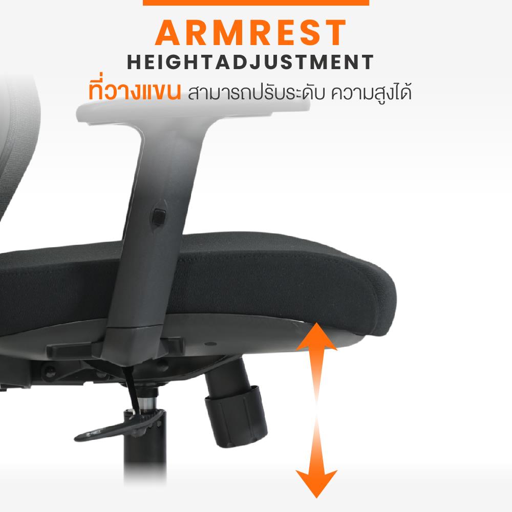 เก้าอี้สุขภาพ ERGOTREND RIO สีดำ