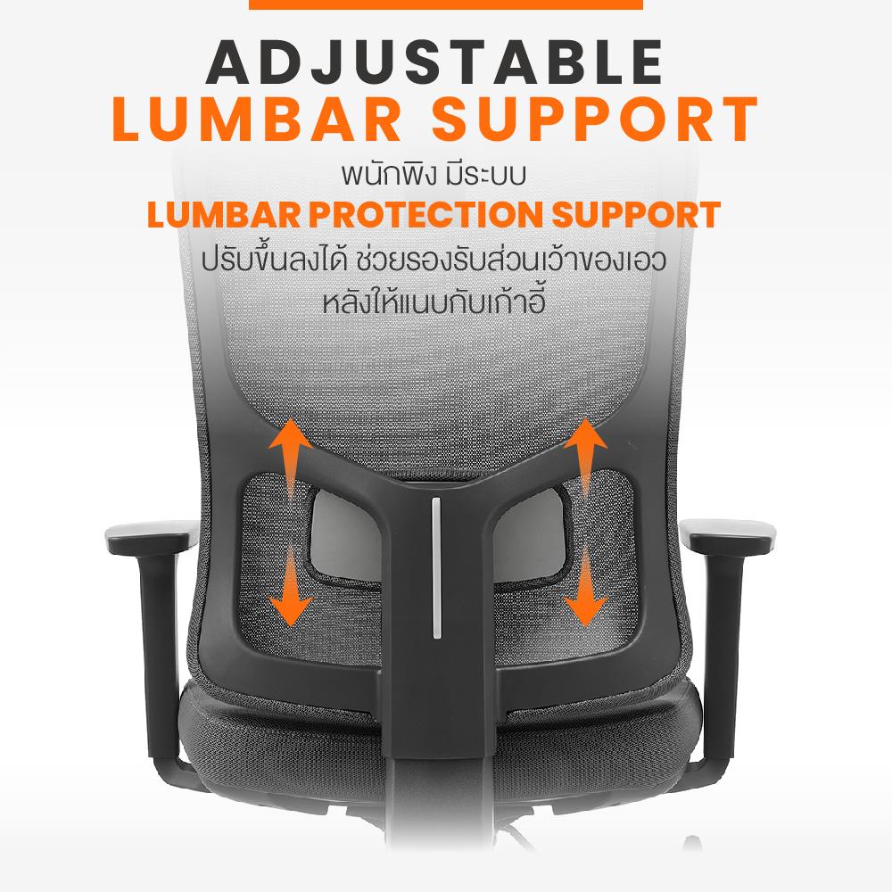 เก้าอี้สุขภาพ ERGOTREND MILTON สีดำ