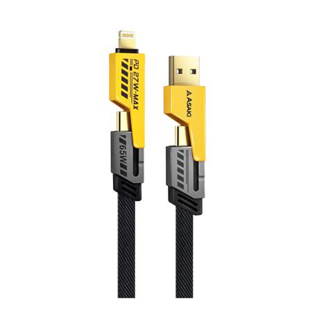 สายชาร์จ 4 IN 1 ASAKI A-2372 1.2 เมตร