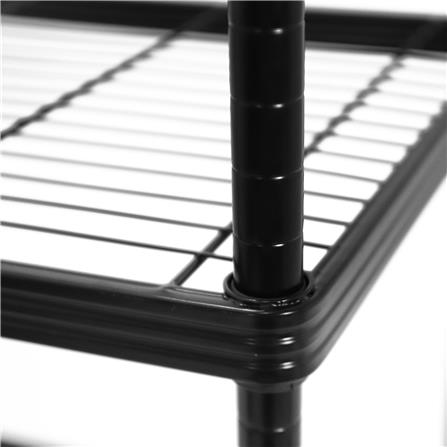 ชั้นวางของ 3 ชั้น + ตะกร้า 1 ชั้น FURDINI LINEAR สีดำ_3