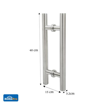 มือจับประตู แบบดึง AZLE DP1010-16 16 นิ้ว สีสเตนเลส_5