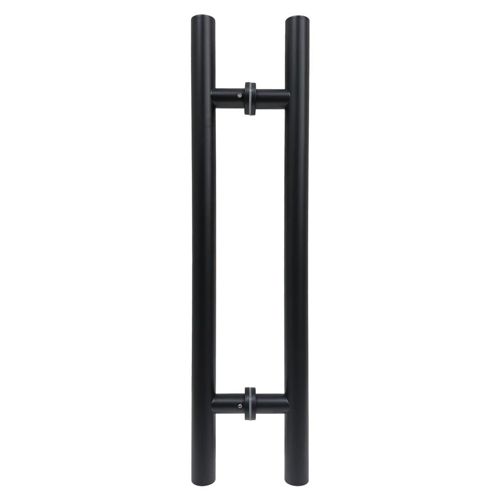 มือจับประตู แบบดึง AZLE DP1010-24 24 นิ้ว สีดำ