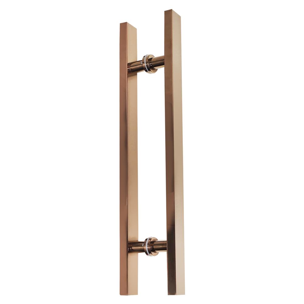 มือจับประตู แบบดึง AZLE DP1018-24 24 นิ้ว สีโรสโกลด์