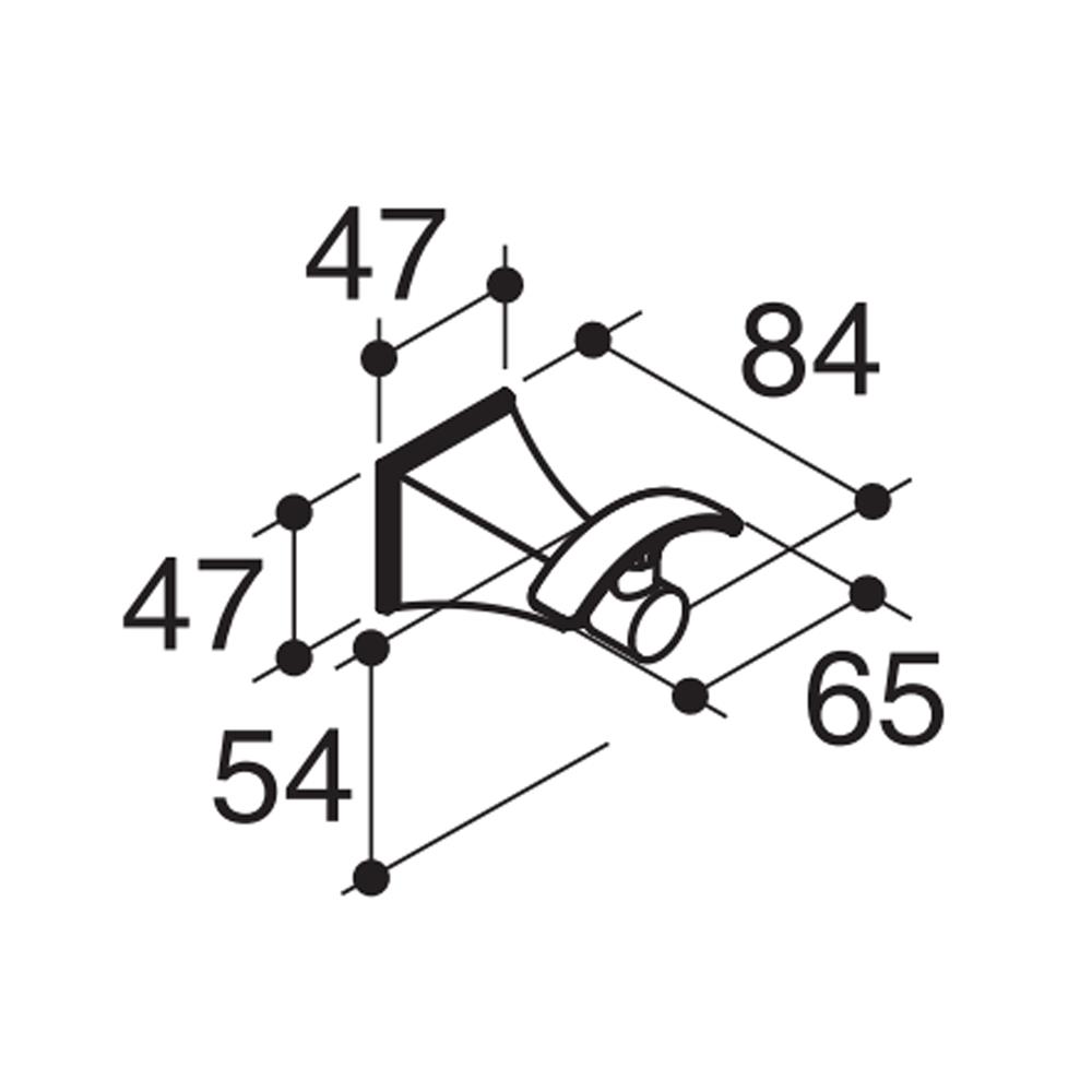 ขอแขวนผ้า KOHLER K-492T-2MB สีทอง