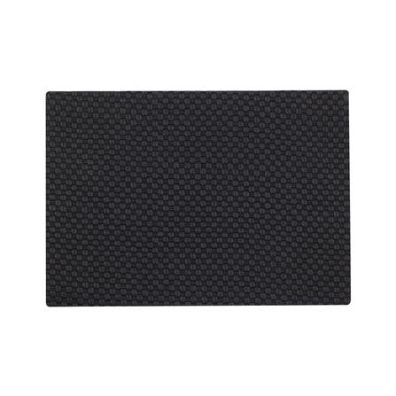 แผ่นรองจานหนัง PU KECH WEAVE สีดำ_2