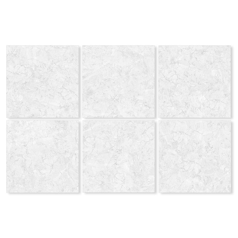 กระเบื้องพื้น 16x16 นิ้ว COTTO อควาร่า ขาว PM 0.96 ตร.ม.