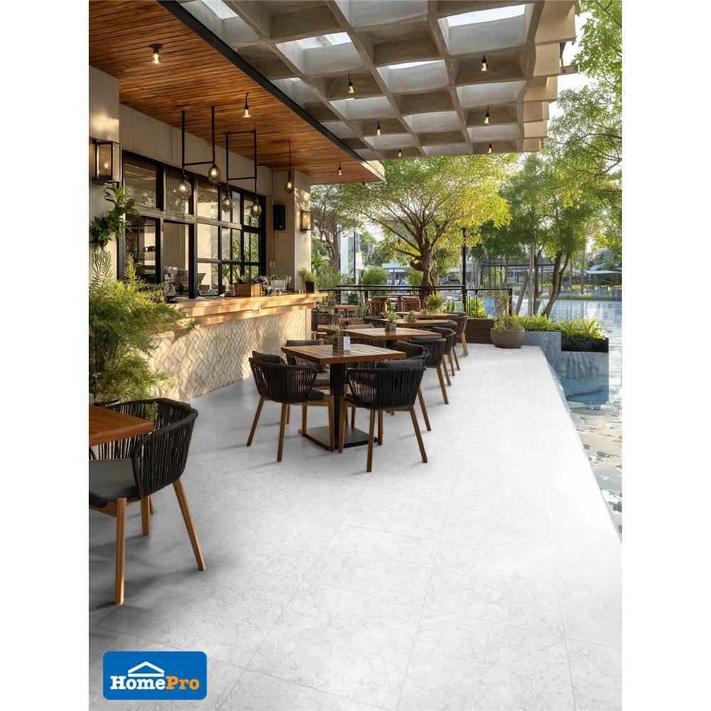 กระเบื้องพื้น 16x16 นิ้ว COTTO อควาร่า ขาว PM 0.96 ตร.ม.