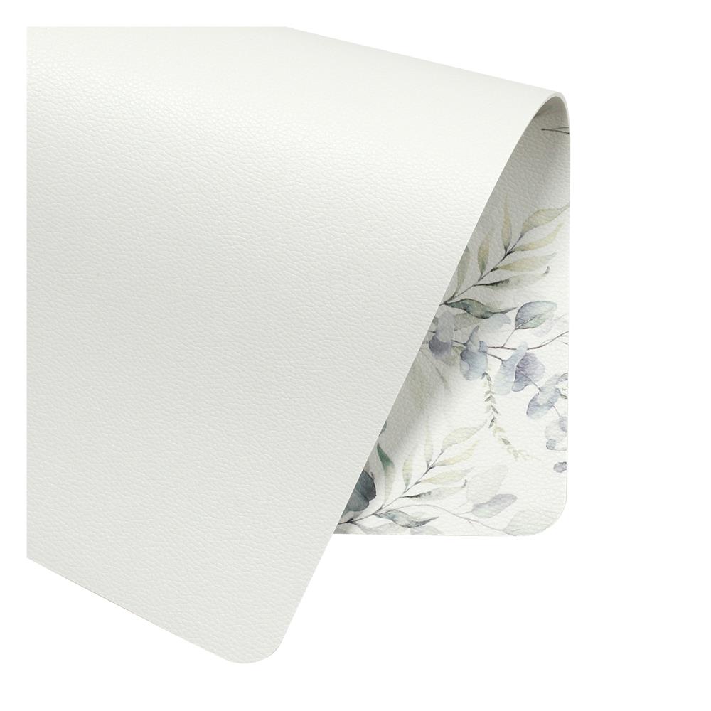 แผ่นรองจานหนัง PU KECH WISTERIA SIZE M สีขาว