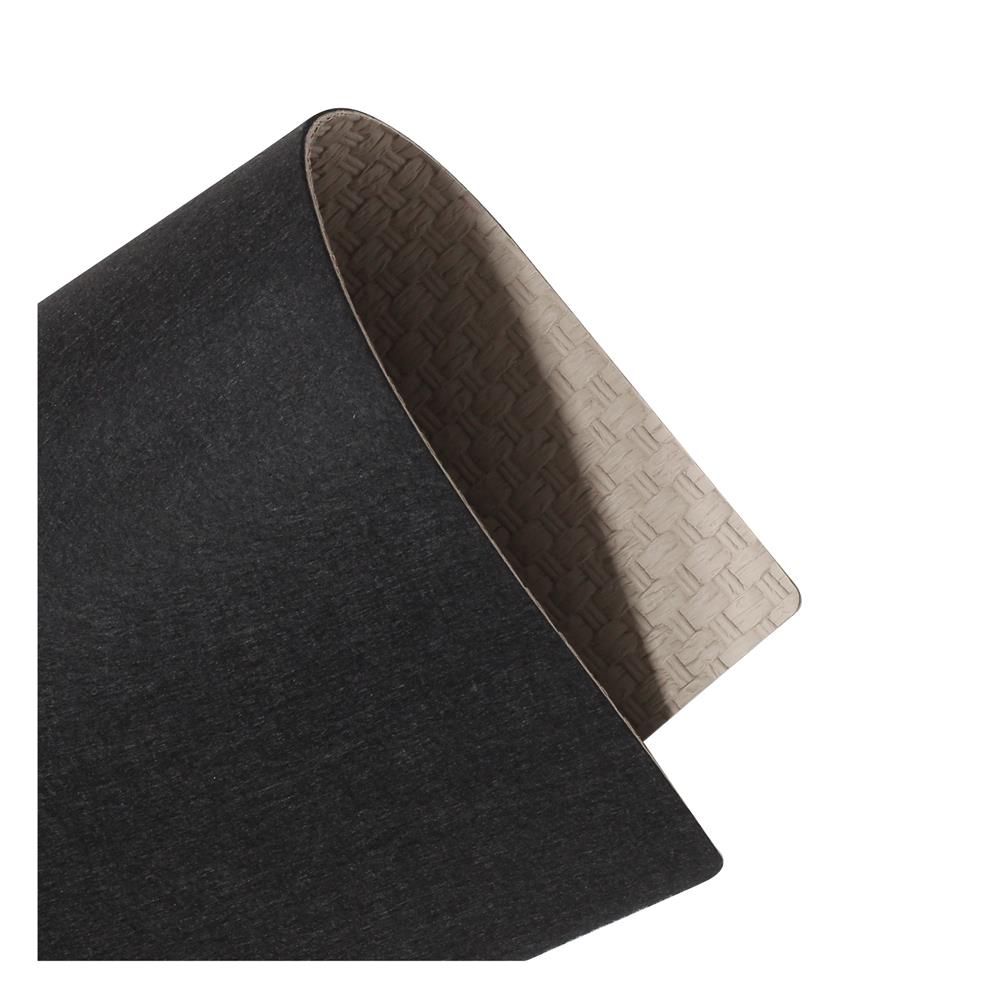 แผ่นรองจานหนัง PU KECH WEAVE สีน้ำตาล