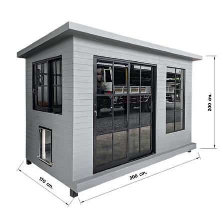 บ้านหมา บ้านแมว T.C. DOGHOUSE 34 CLASSIC 170X300X200 ซม._4
