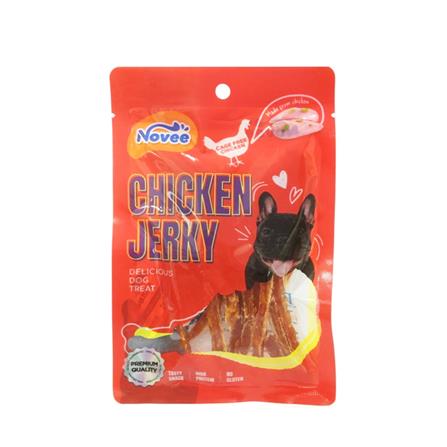 ขนมสุนัข NOVEE HARD CHICKEN JERKY SLICED 40 ก._0