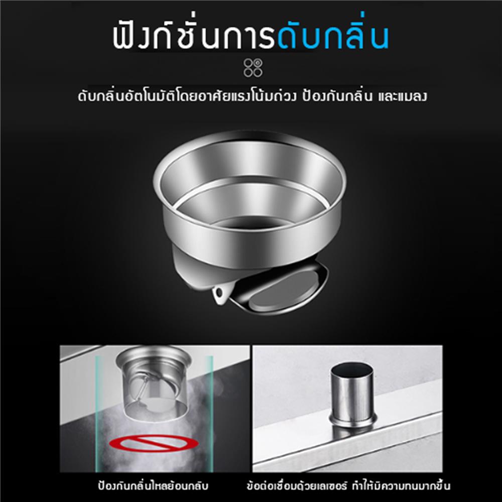 รางน้ำทิ้ง CASSA CL0251 20 ซม. สีเงิน