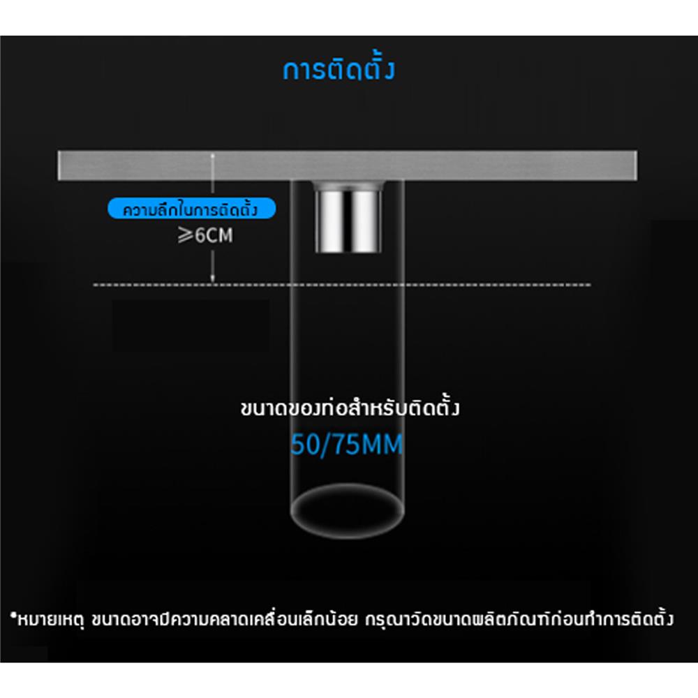 รางน้ำทิ้ง CASSA CL0251 20 ซม. สีเงิน
