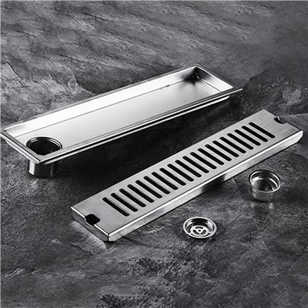 รางน้ำทิ้ง CASSA CL0144 20 ซม. สีเงิน_1