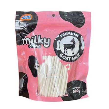ขนมสุนัข NOVEE MILKY CHEW GOAT MILK STICKS 500 ก._0