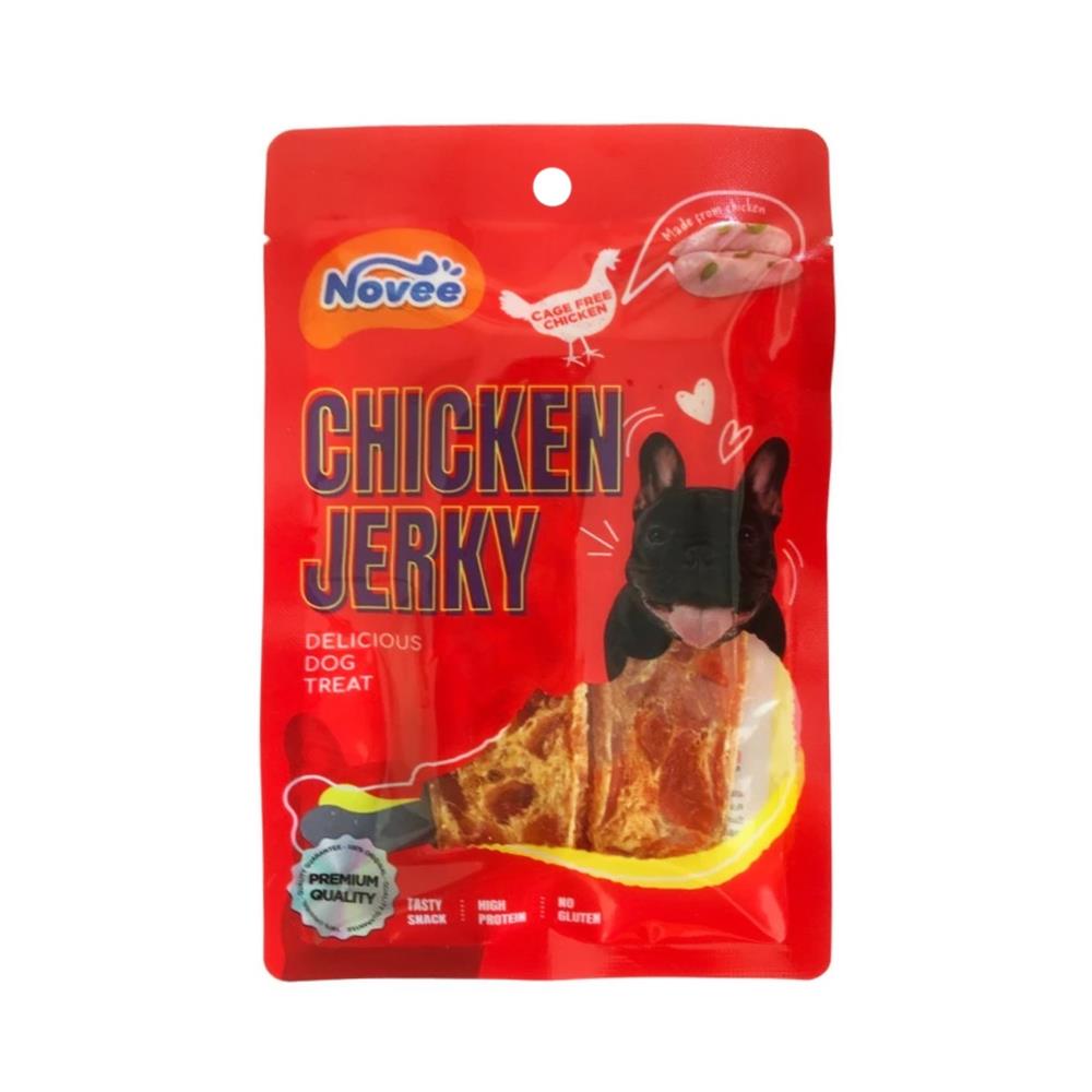 ขนมสุนัข NOVEE SASAMI STEAK 4 ชิ้น