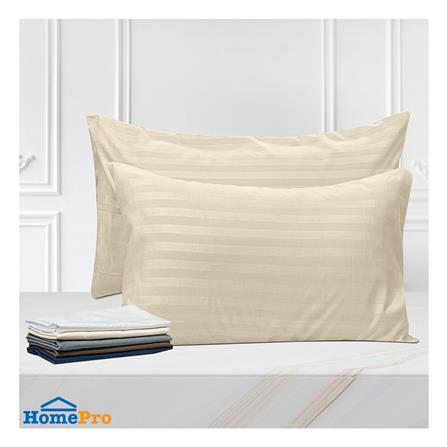 ปลอกหมอนหนุน PICASSO SMILE 20X30 นิ้ว สีครีม (แพ็ก 2 ชิ้น)_4