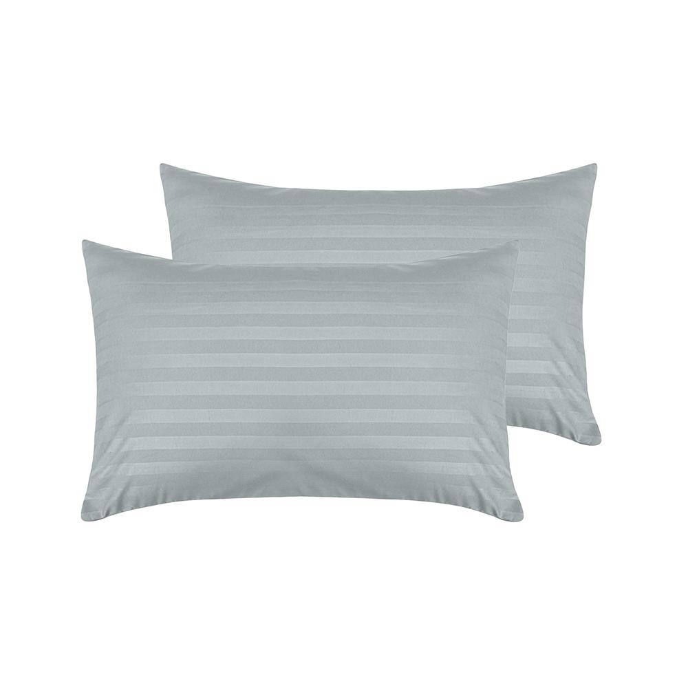 ปลอกหมอนหนุน PICASSO SMILE 20x30 นิ้ว สีเทา แพ็ก 2 ชิ้น