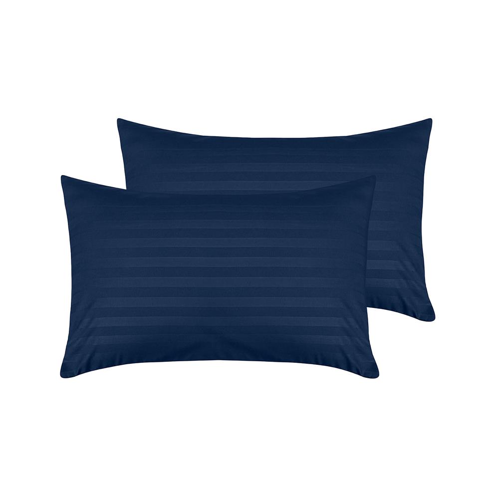 ปลอกหมอนหนุน PICASSO SMILE 21x36 นิ้ว สี NAVY BLUE แพ็ก 2 ชิ้น