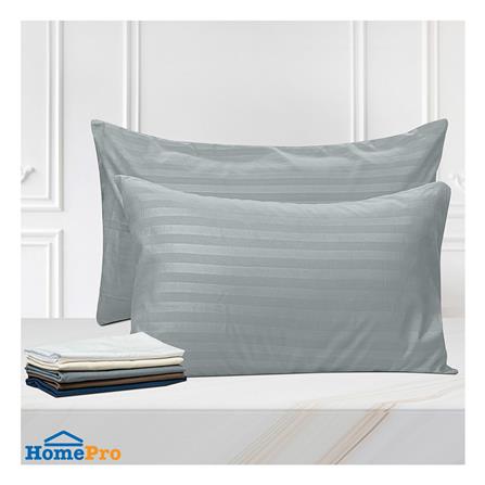 ปลอกหมอนหนุน PICASSO SMILE 21x36 นิ้ว สีเทา แพ็ก 2 ชิ้น_4