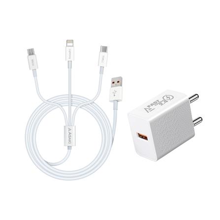 ชุดชาร์จอเนกประสงค์ 5IN1 ASAKI A-2767