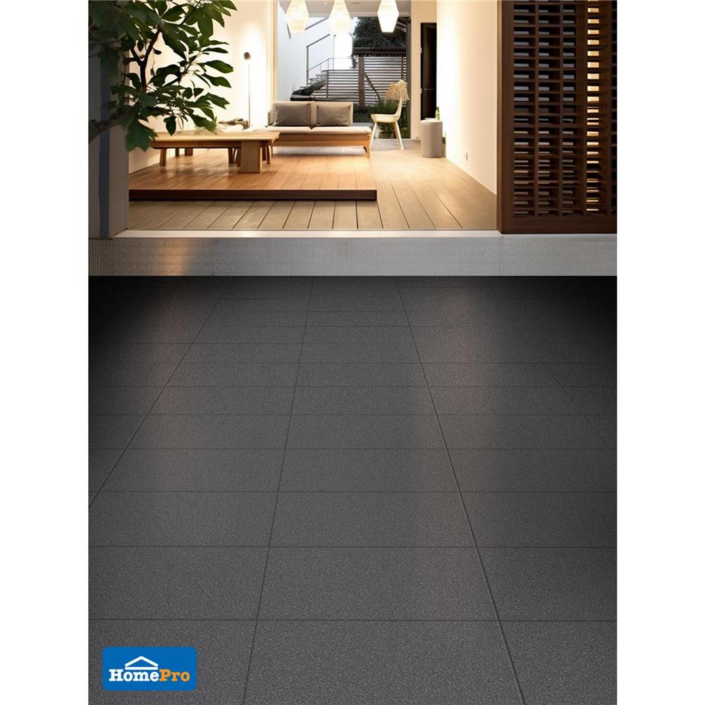 กระเบื้องพื้น 30x60 ซม. DURAGRES เบนิโต้ เทาเข้ม (REC) 1.44 ตร.ม.