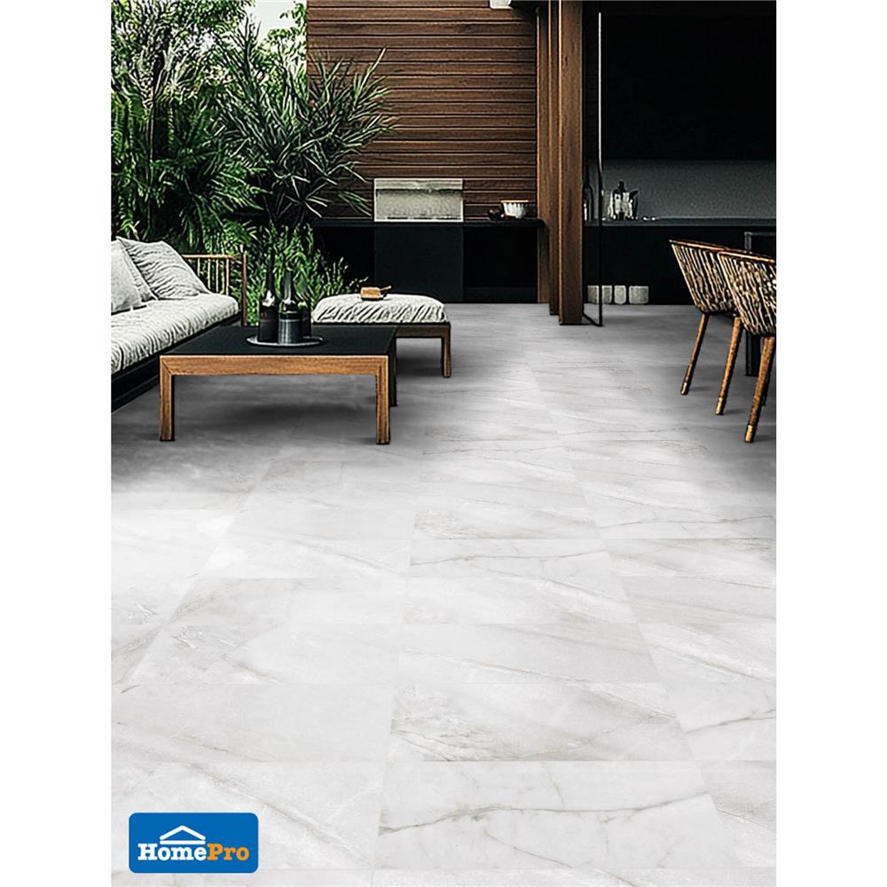 กระเบื้องพื้นพอร์ซเลน 30x60 ซม. TARA มอลดาไวต์ เทา 1.44 ตร.ม.