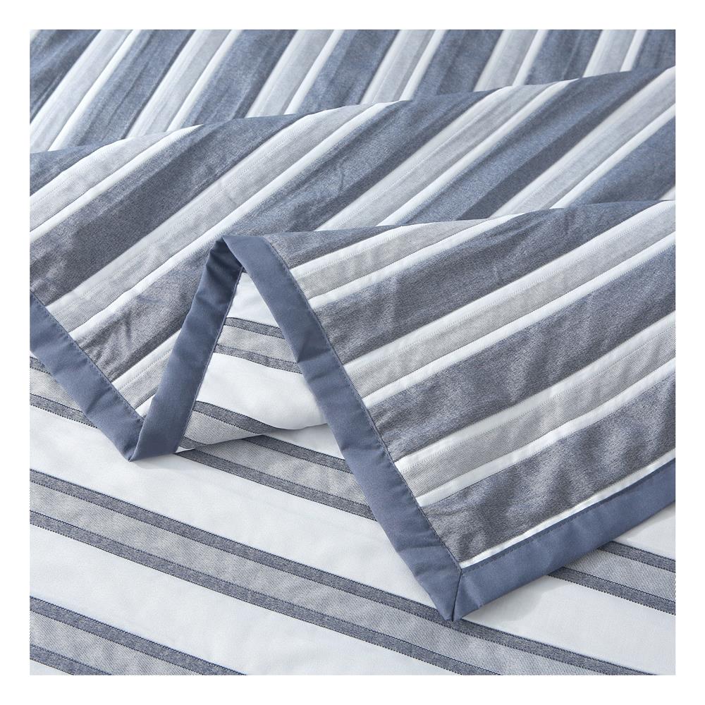 ผ้าคลุมเตียง 6 ฟุต HOME LIVING STYLE ARNOLD สีฟ้า