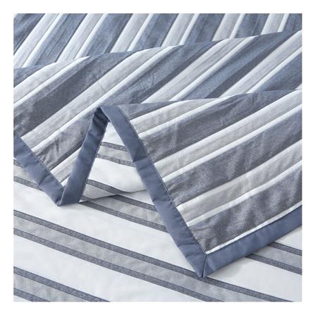 ผ้าคลุมเตียง 6 ฟุต HOME LIVING STYLE ARNOLD สีฟ้า_2