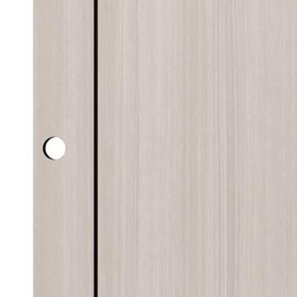 ประตูห้องน้ำ UPVC PARAZZO PUL-B06 70X200 ซม. สีสักเทา เจาะลูกบิด