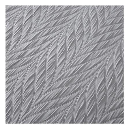 ผ้าคลุมเตียง 6 ฟุต HOME LIVING STYLE ASTON สีเทา_3