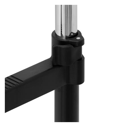 ราวแขวนผ้าบาร์คู่ปรับระดับ PLIM 81x43x90 ซม. สีดำ_7