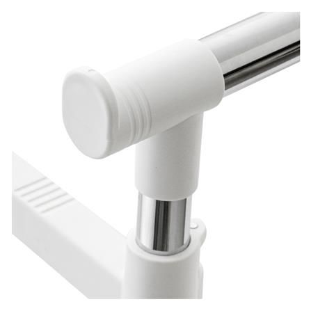 ราวแขวนผ้าบาร์คู่ปรับระดับ PLIM 81x43x90 ซม. สีขาว_6