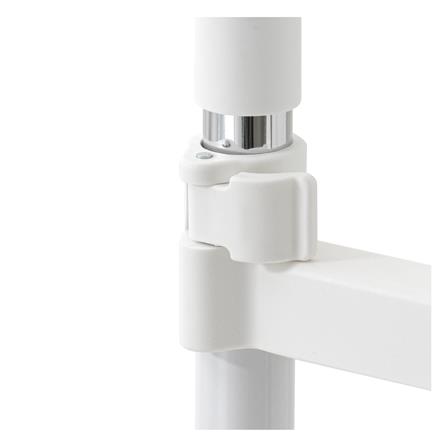 ราวแขวนผ้าบาร์คู่ปรับระดับ PLIM 81x43x90 ซม. สีขาว_7