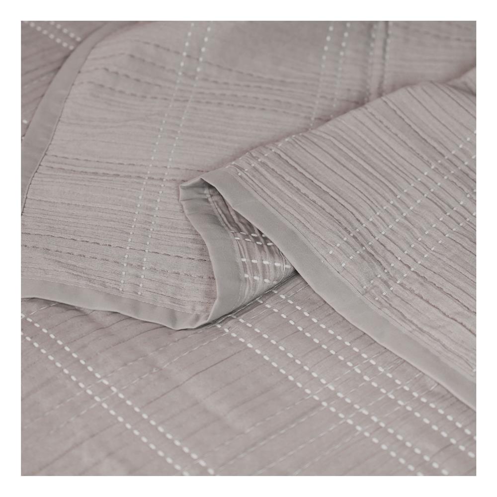 ผ้าคลุมเตียง 6 ฟุต HOME LIVING STYLE MARTIN สีน้ำตาล